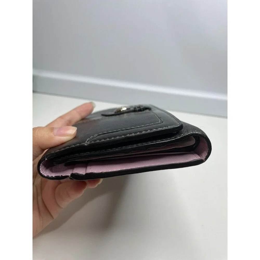 RARE COACH MADISON SLIM ENVELOPE TRIFOLD CHECKBOOK LEATHER CLUTCH PURSE WALLET